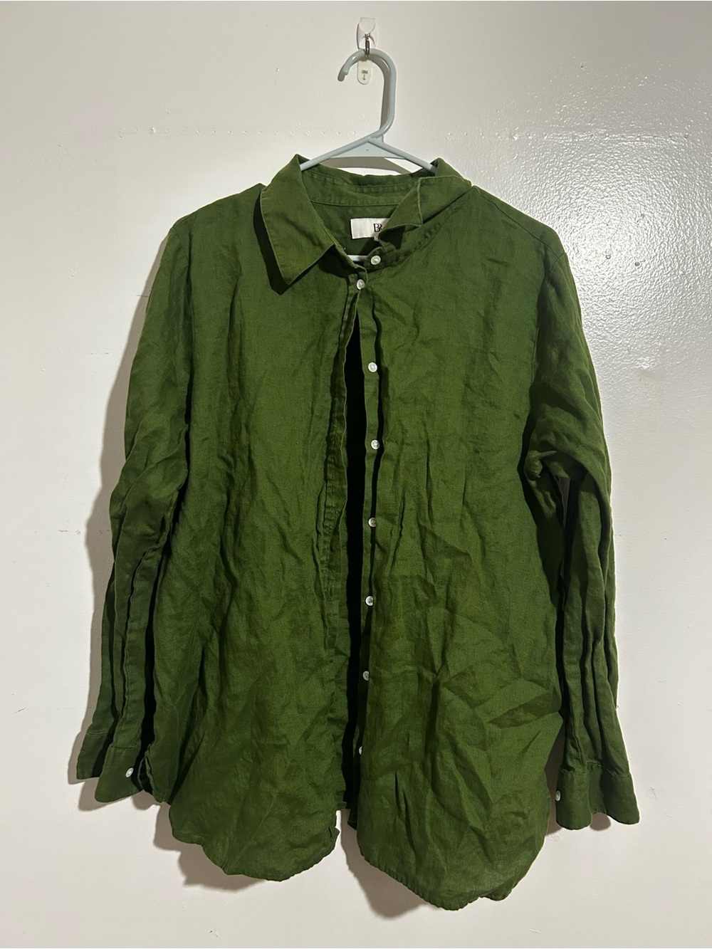 Banana Republic 100% linen xl button down shirt